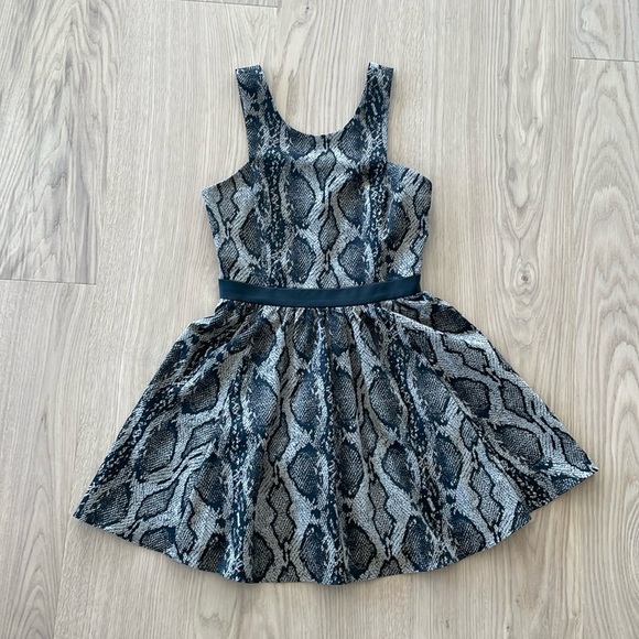 Jay Godfrey snake print dress size 6 - Picture 1 of 9